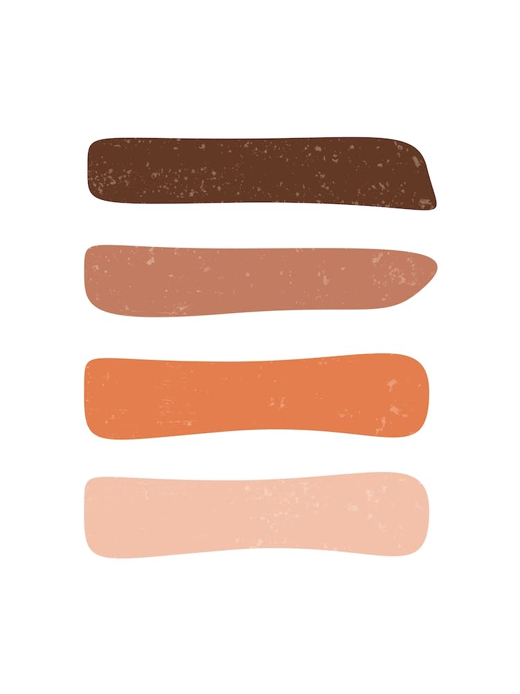 Smooth Brown Brush Strokes