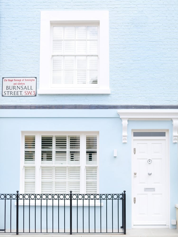 Powder Blue London Home