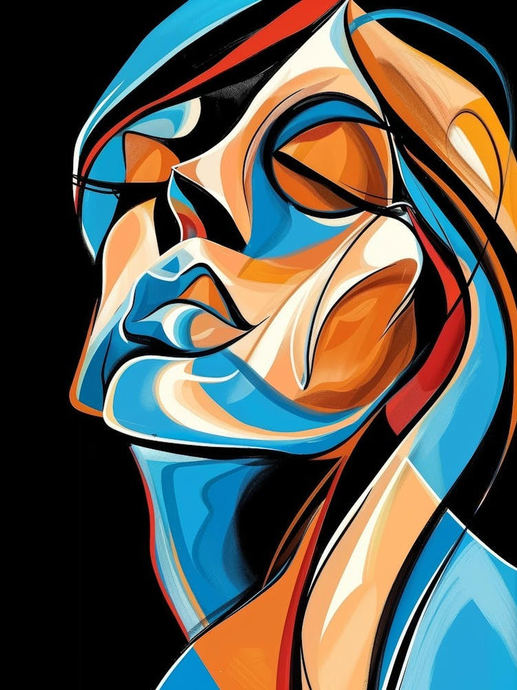 Abstract Of A Woman 65