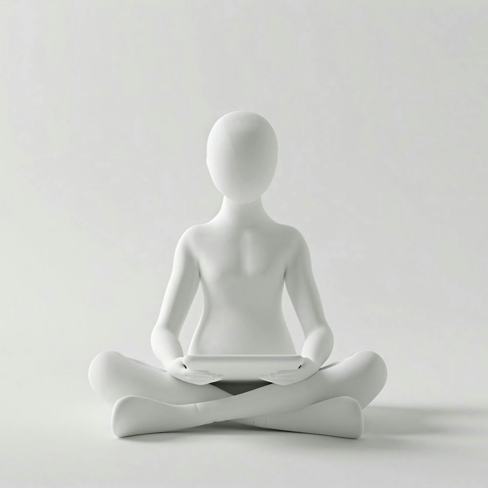 Meditating Man 1