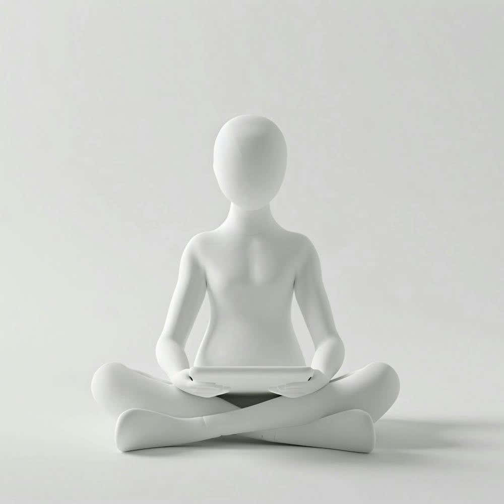 Meditating Man 1