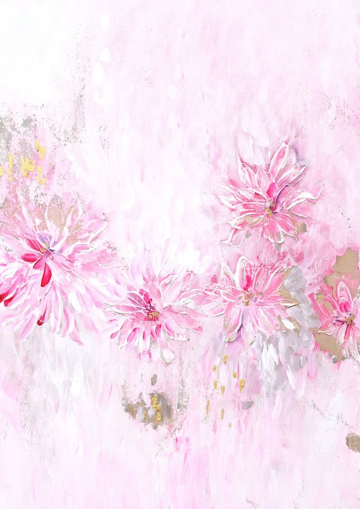 Pink Flower Painting
