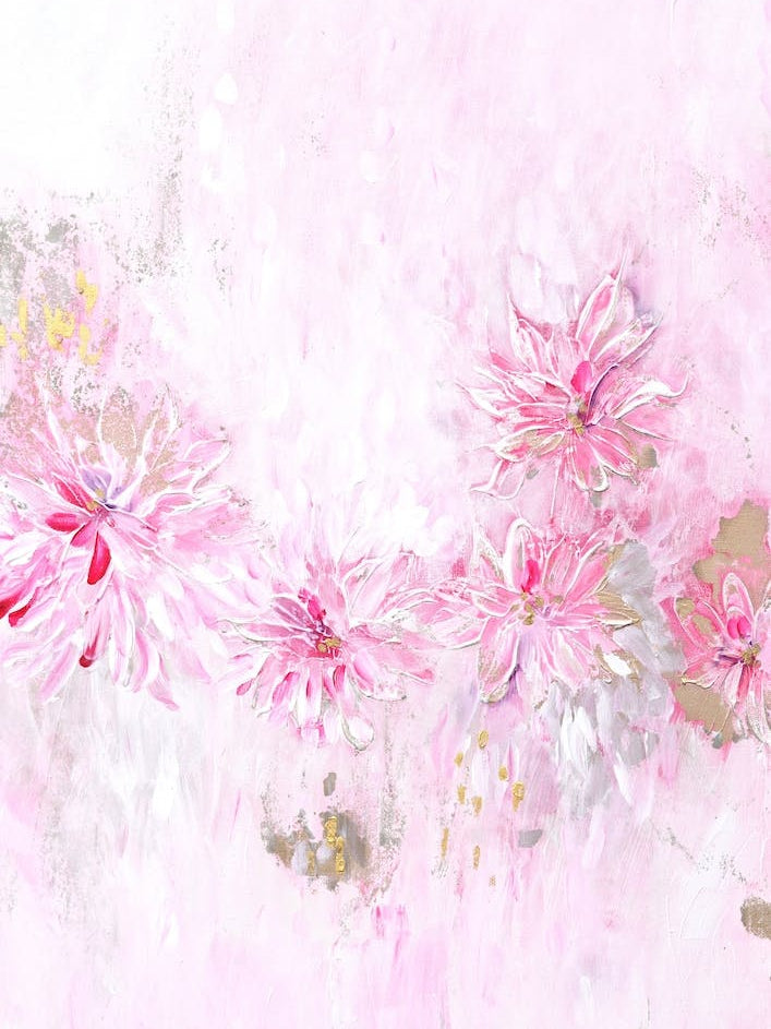 Pink Flower Painting