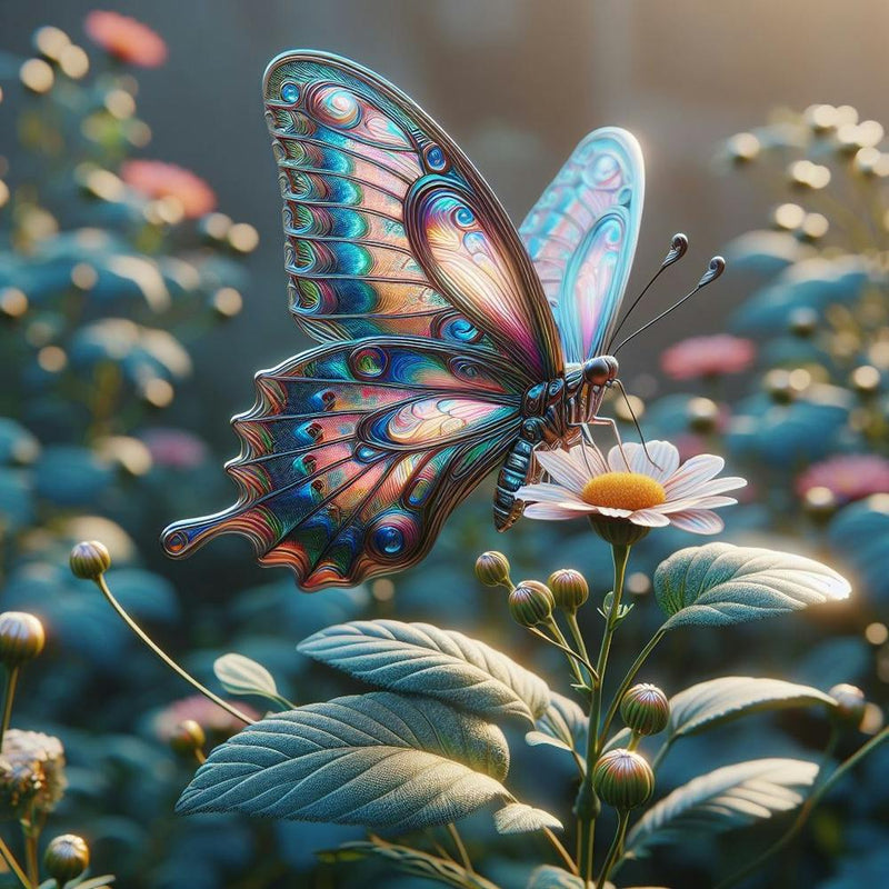 Butterfly In The Garden 1