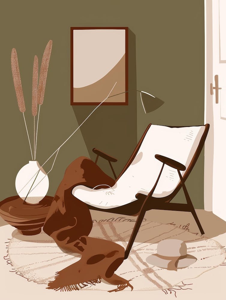Illustration Of A Living Room 1