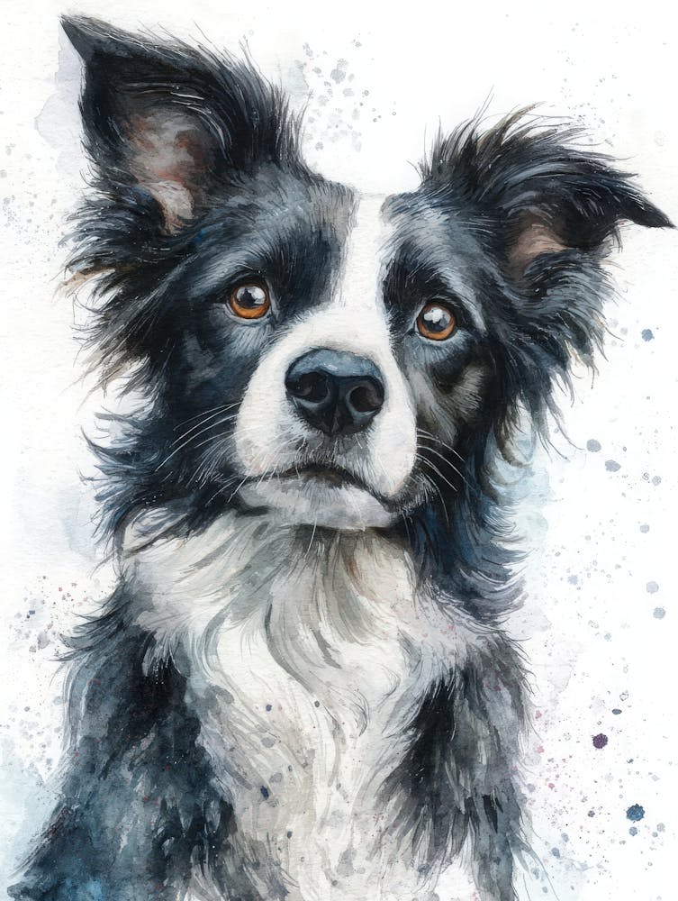 Aihrgdesign Isolated Watercolor Painting Of Dog Portraits Bor 3def2ecf 3f76 4f7c Be51 6993e20983d4 2
