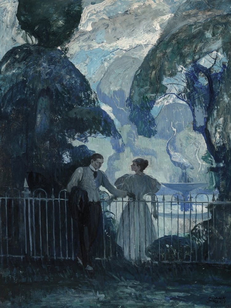 Couple Dans Le Parc