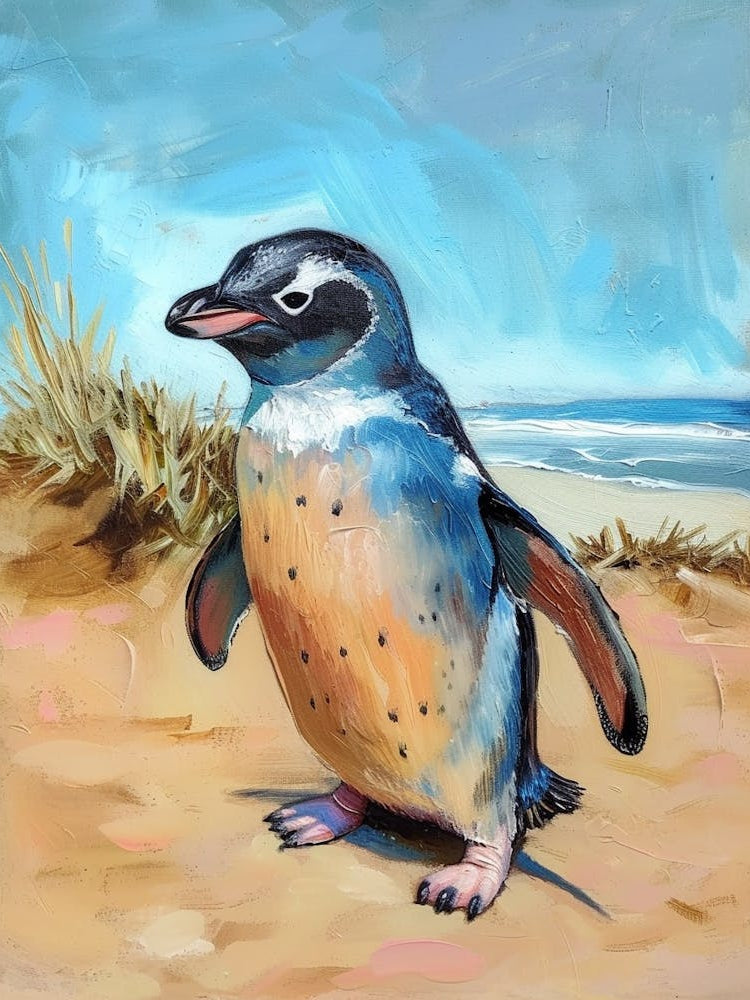 Adlie Penguin Phillip Island The Penguin Parade Oil Painting 4
