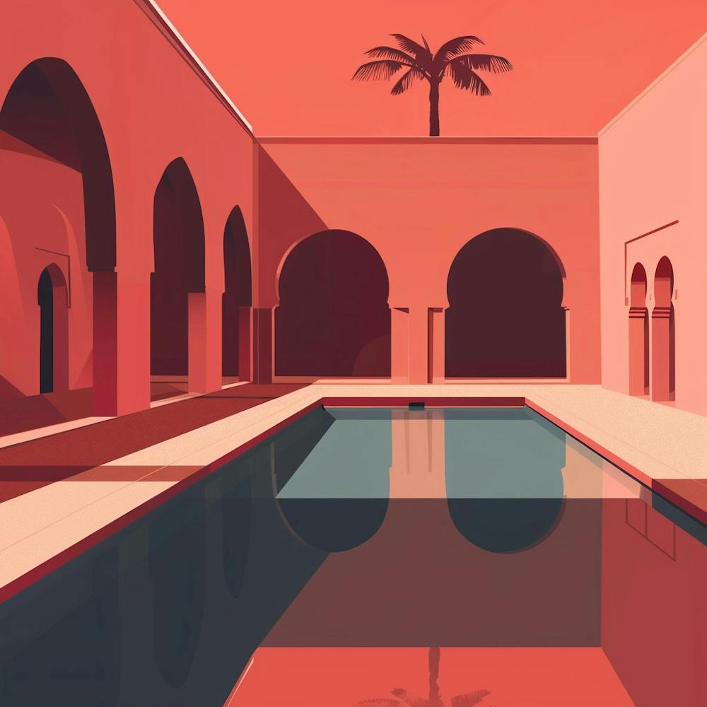Pool in Marokko