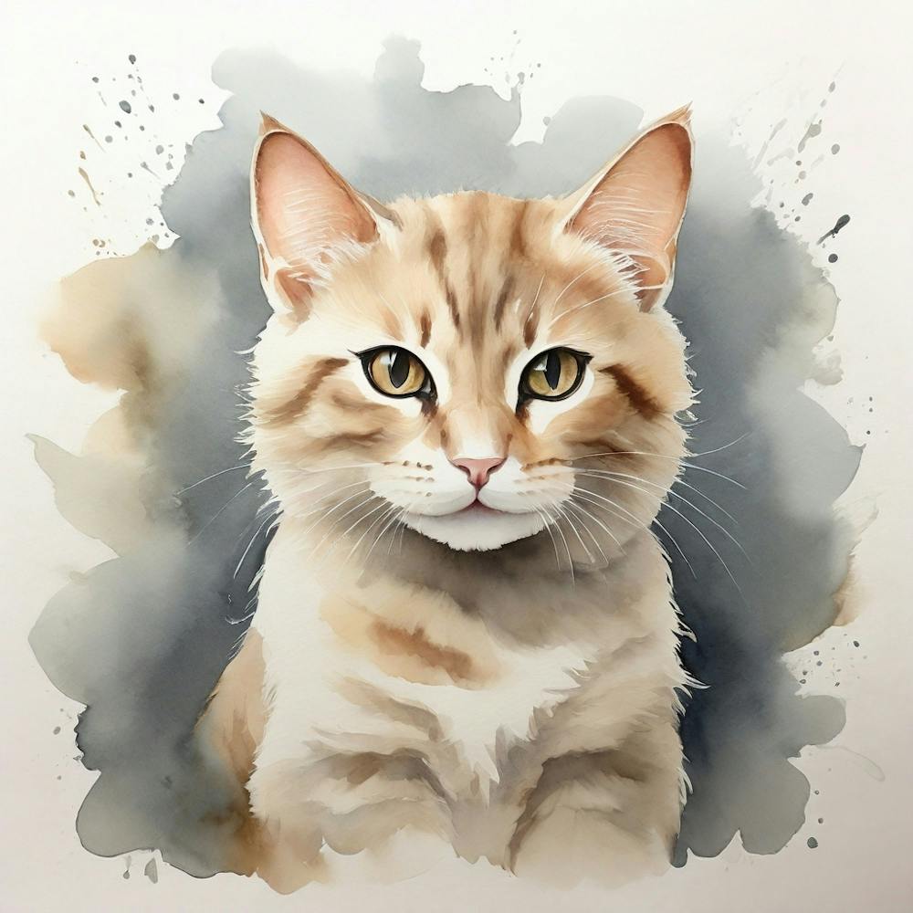 Portrait Of A Cat