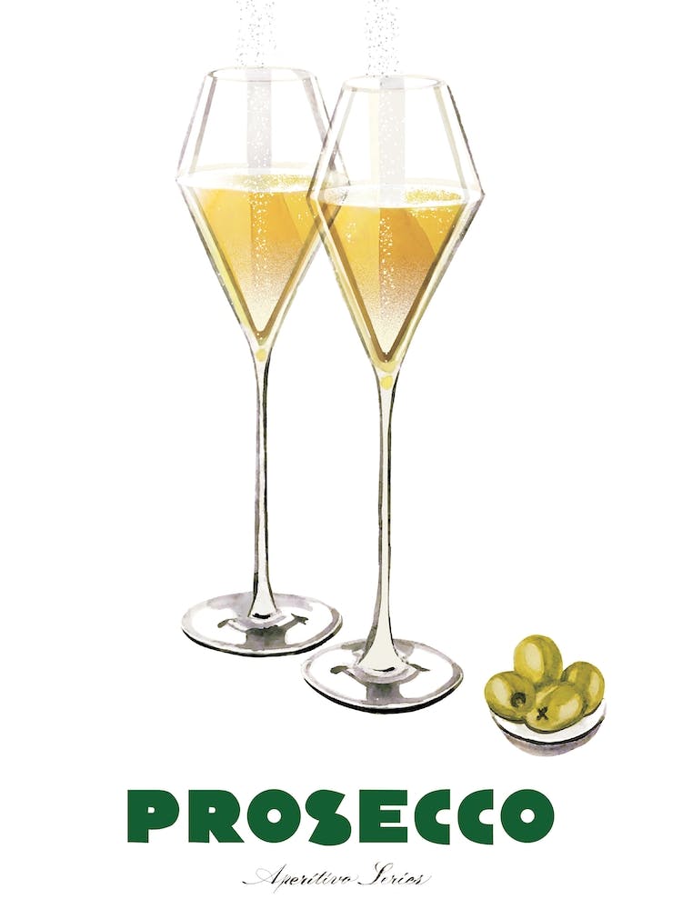 Prosecco Gemälde