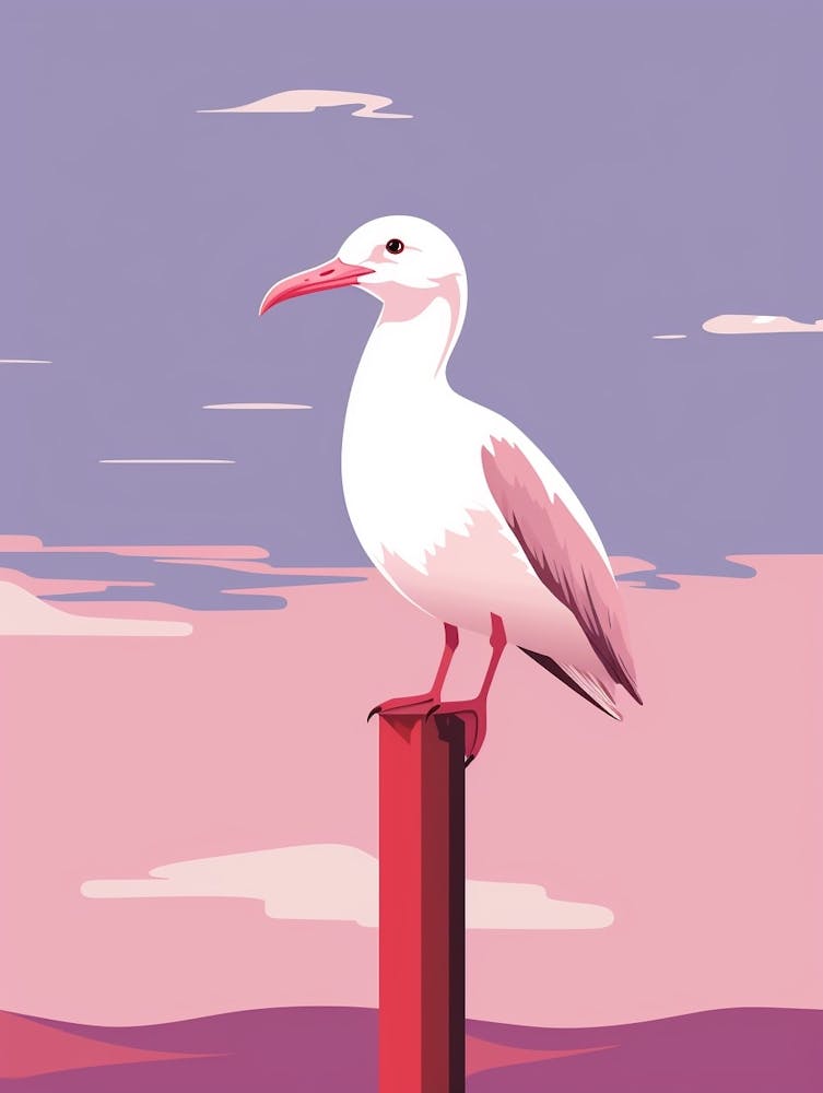 Minimalist Albatross 2 Illustration