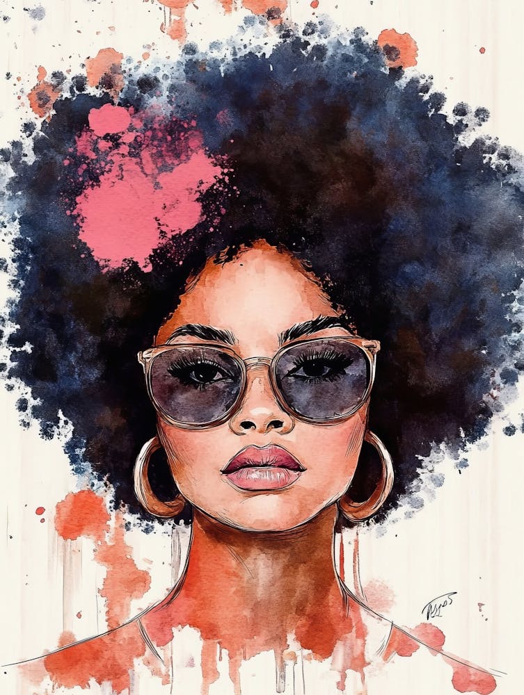 Afro Girl 1