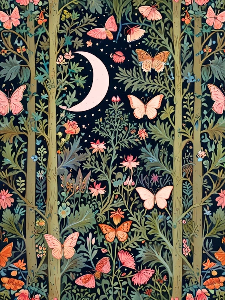 William Morris Butterfly Forest