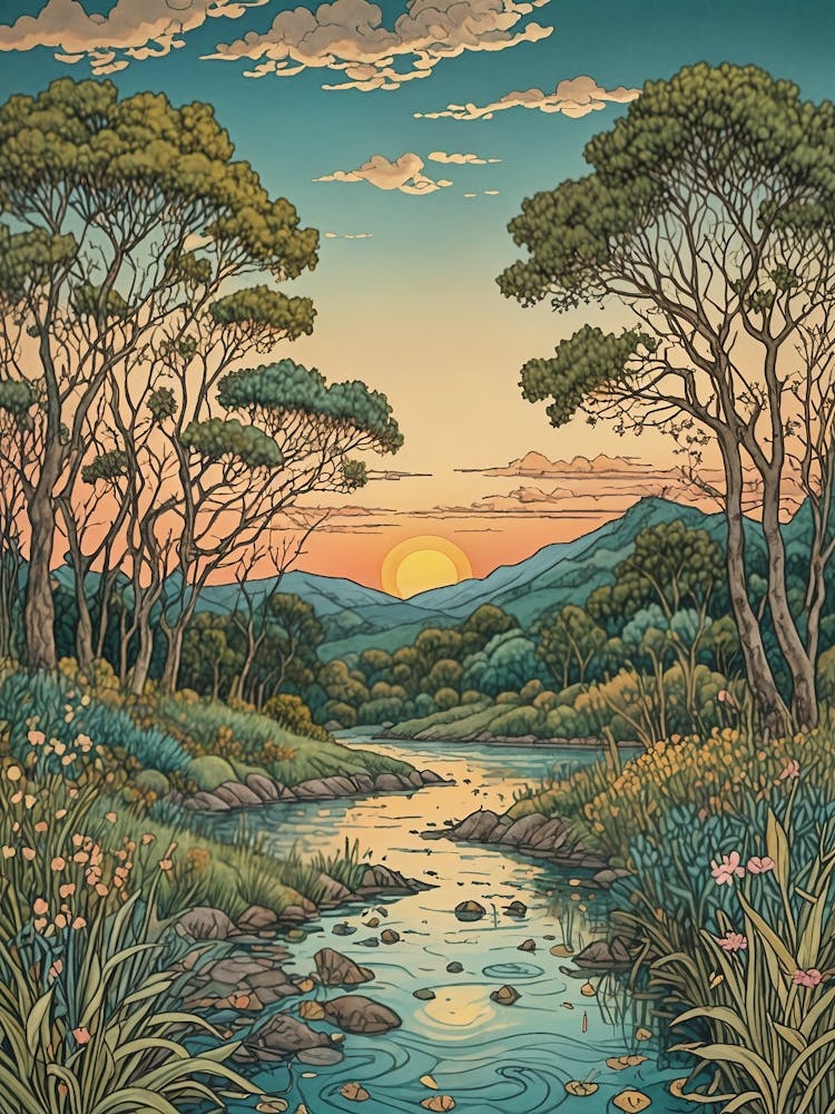 Sunset By The River no3