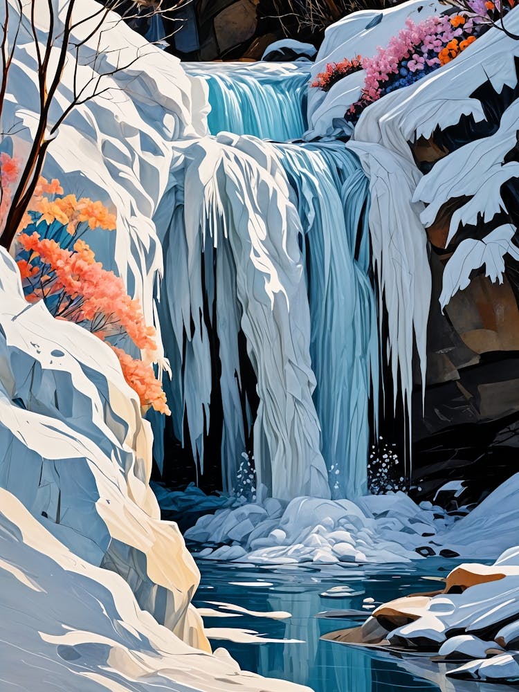 Winter Waterfall no2 1