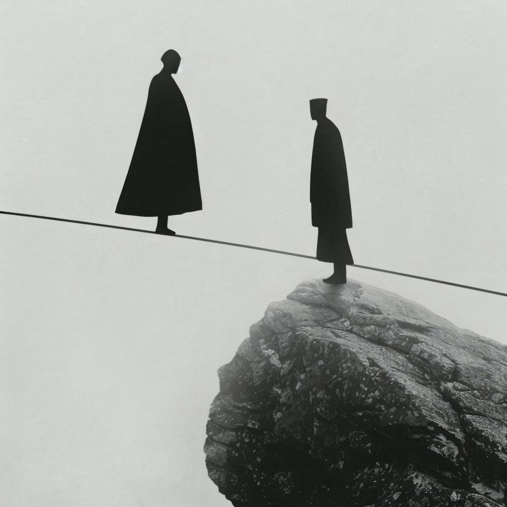 'Two Men On A Rope'