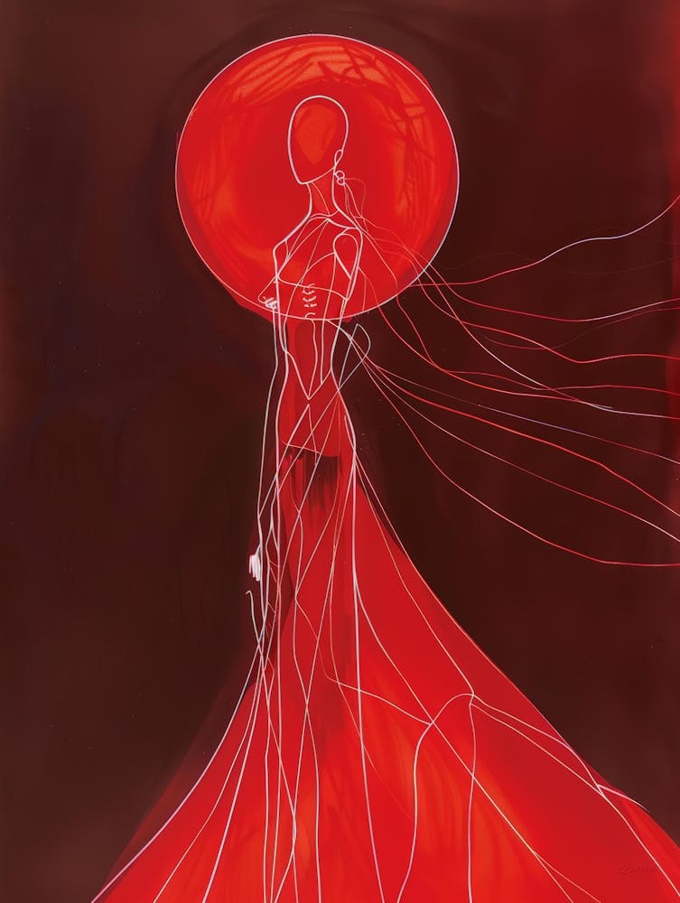 Rotes Kleid