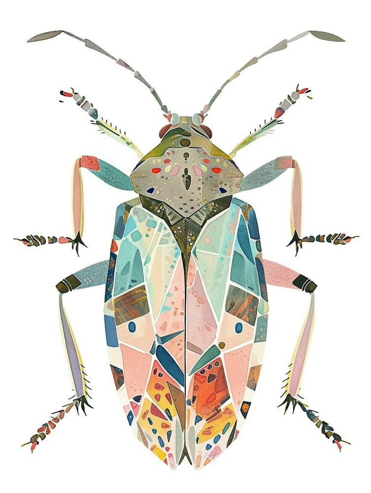 Colourful Insect Illustration Boxelder Bug 15