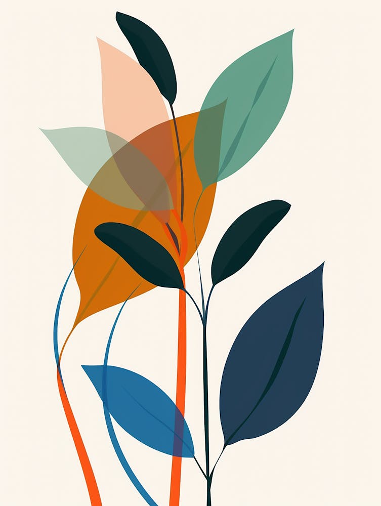 Abstract Leaves 4