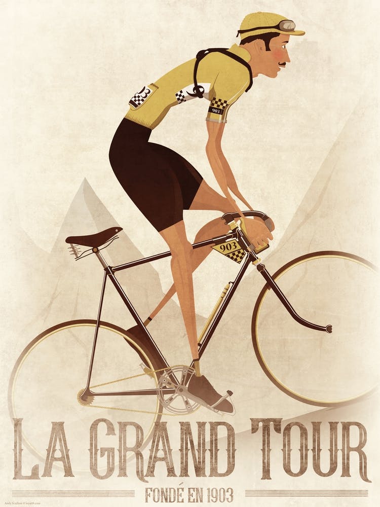 Vintage Style Tour De France