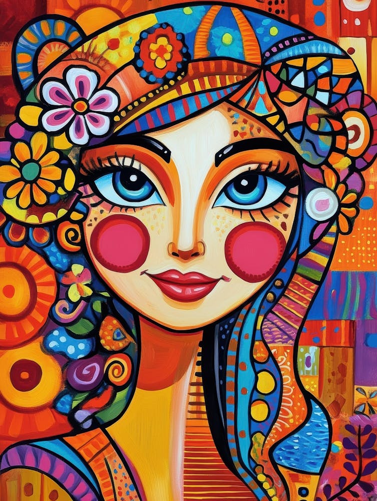Colorful Woman 4