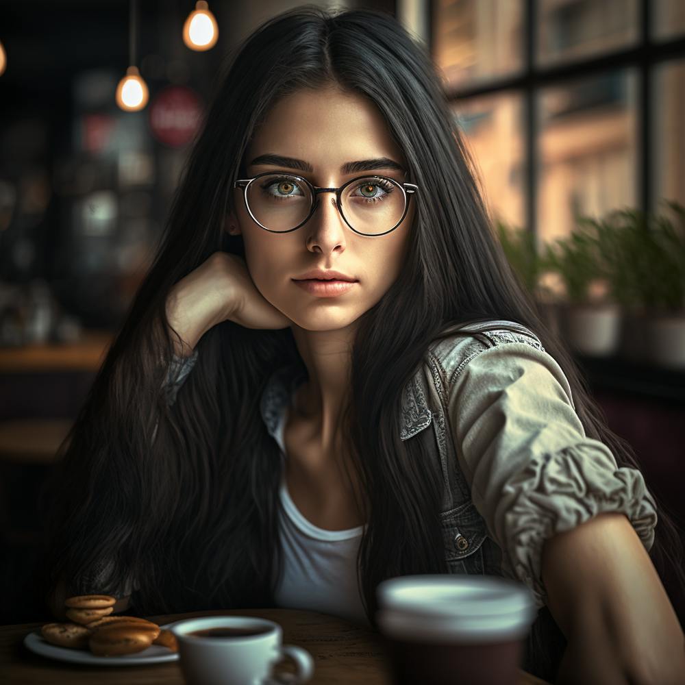 Woman In Deli
