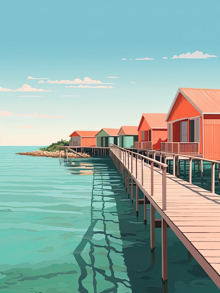Maldives, Graphic Illustration 4
