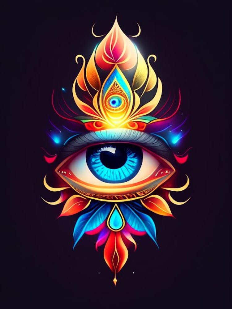 Spiritual Awakening, Symbol, Third Eye Tattoo 5