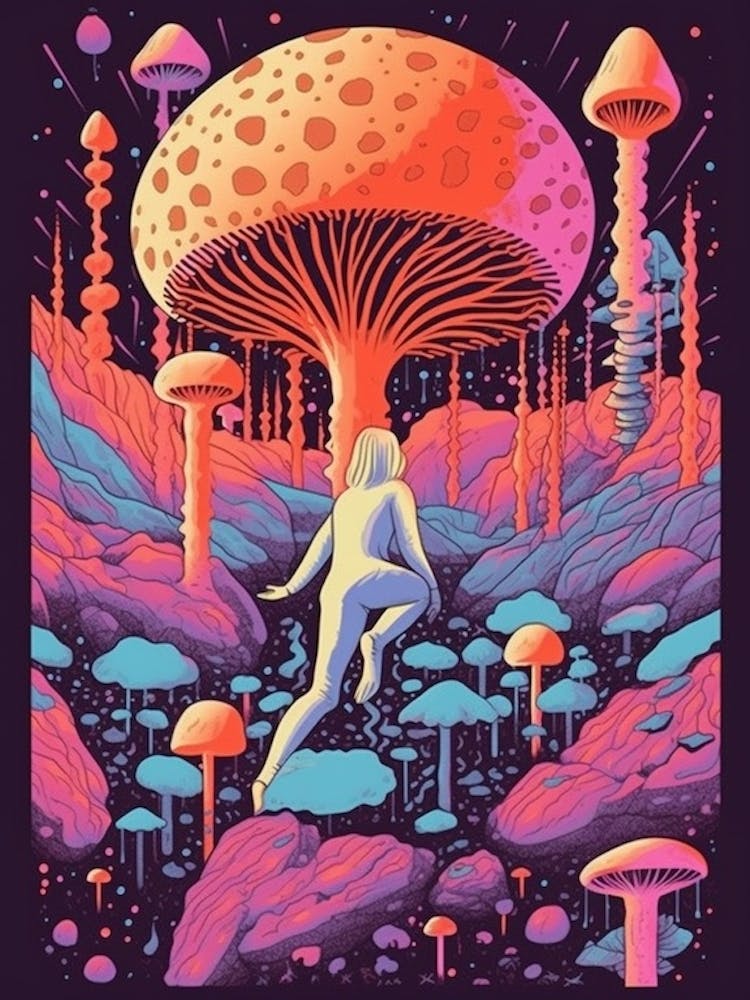 Psychedellic Mushroom  1