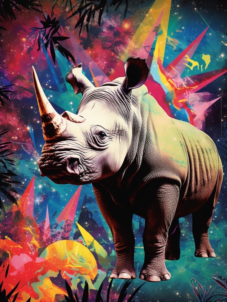 Rhino Geometric Collage 1