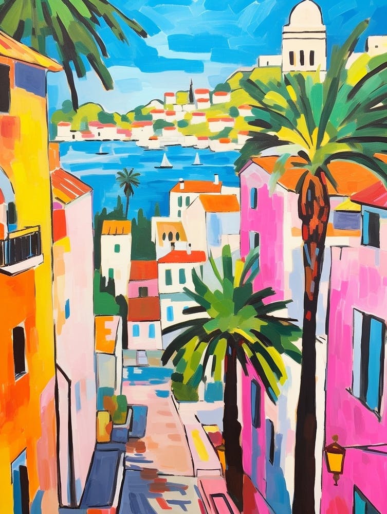Split Croatia 7 Fauvist Painting