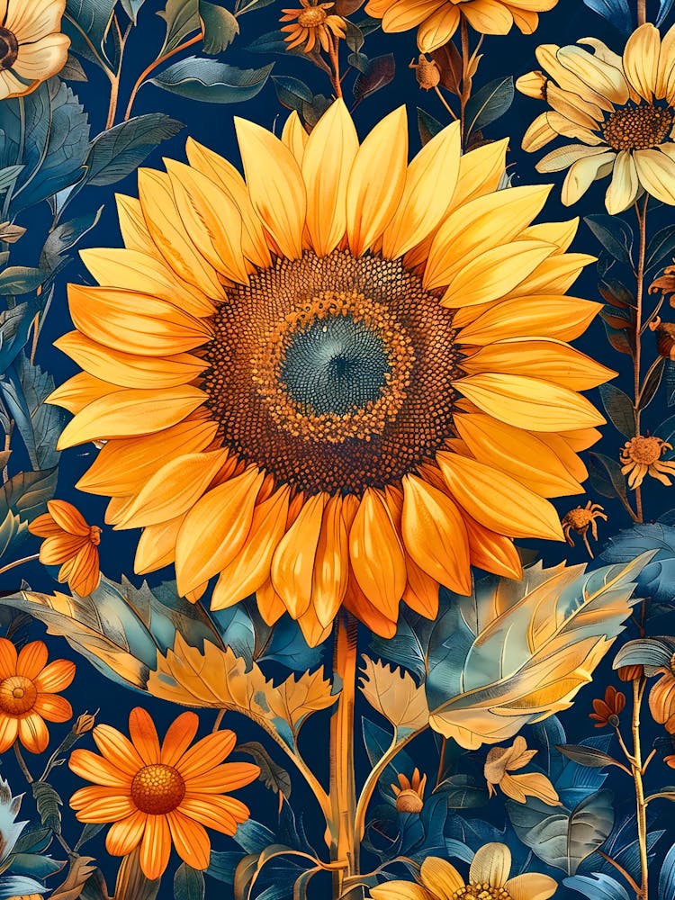 Sunflower Painting