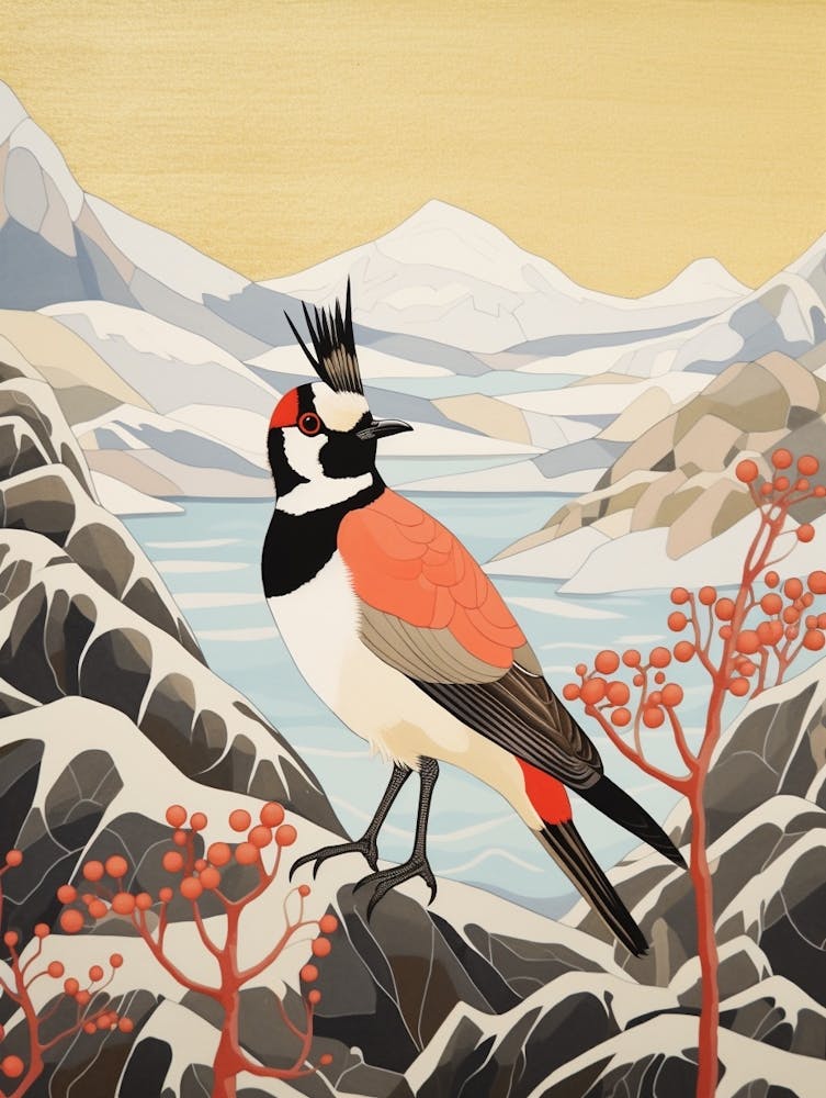 Bird Illustration Lapwing 3