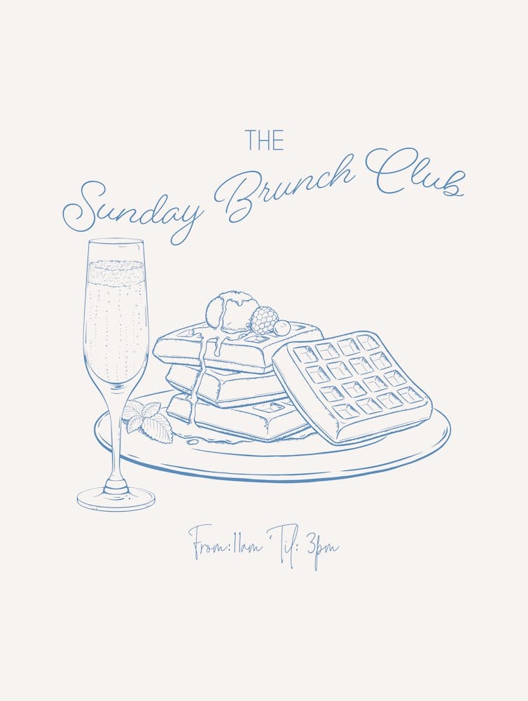 The Sunday Brunch Club - Blue