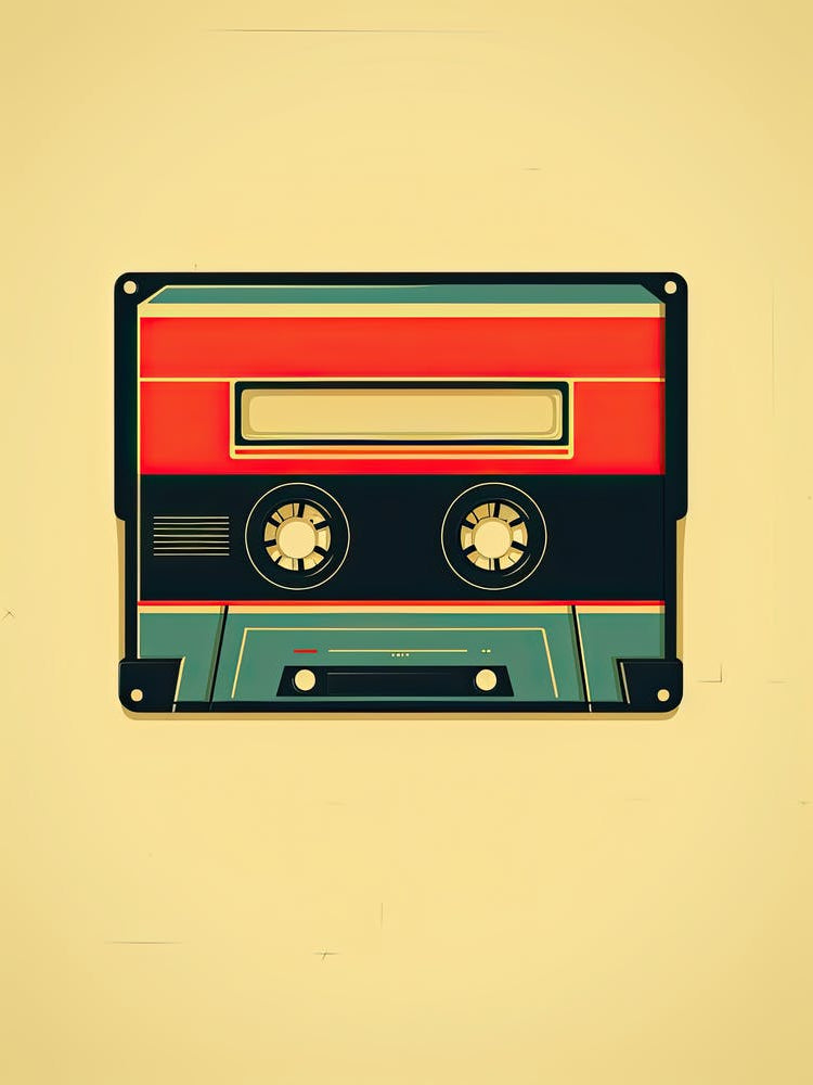 Cassette Tape 5 Wall Art