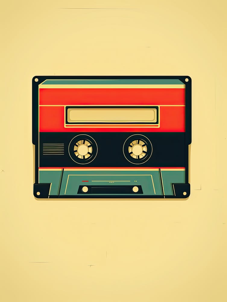 Cassette Tape 5 Wall Art