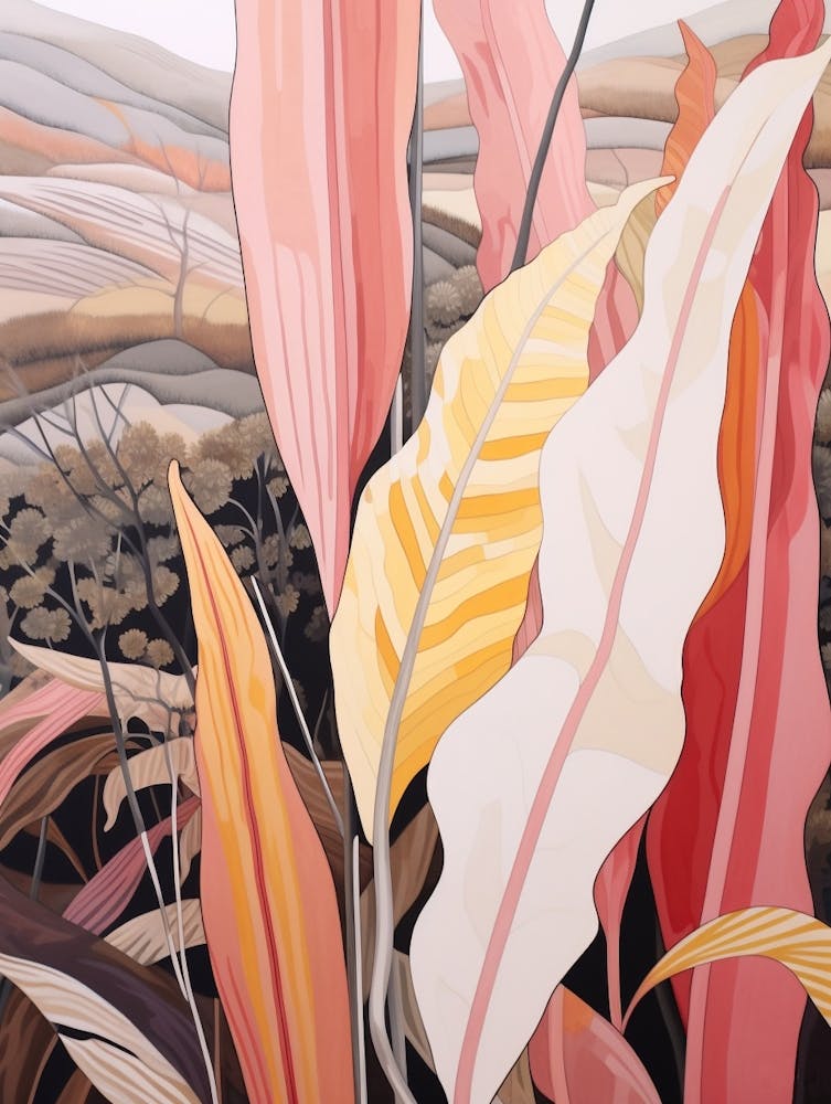 Heliconia 1 Flower Painting