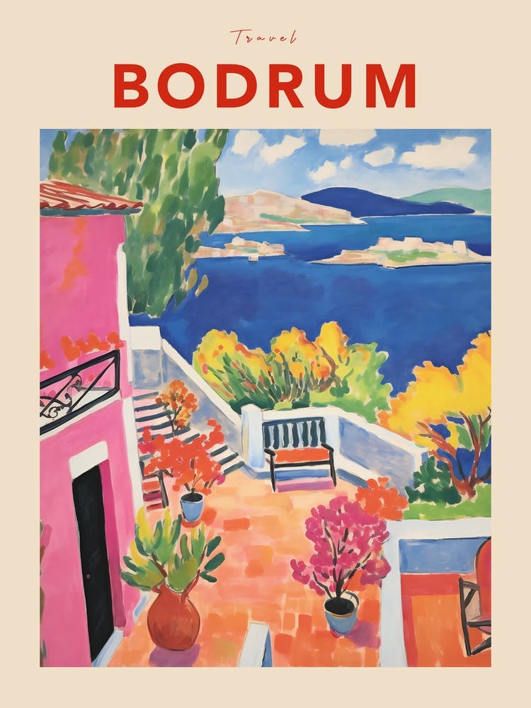 Data Set 42 Fauvist Travel Poster