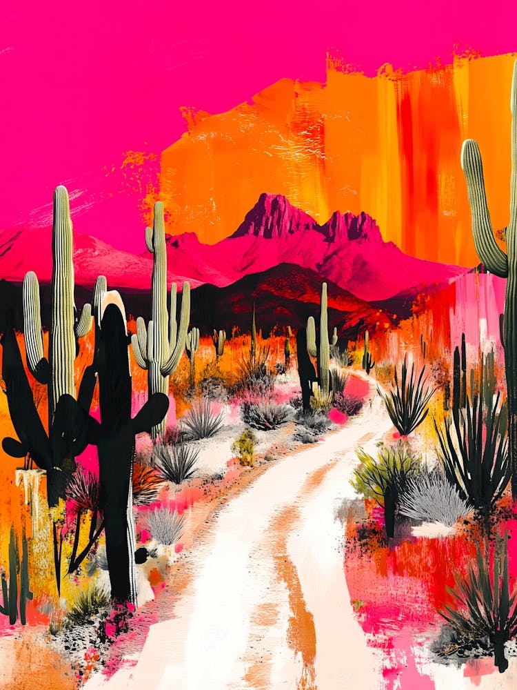 Cactus Road Mexican art 1