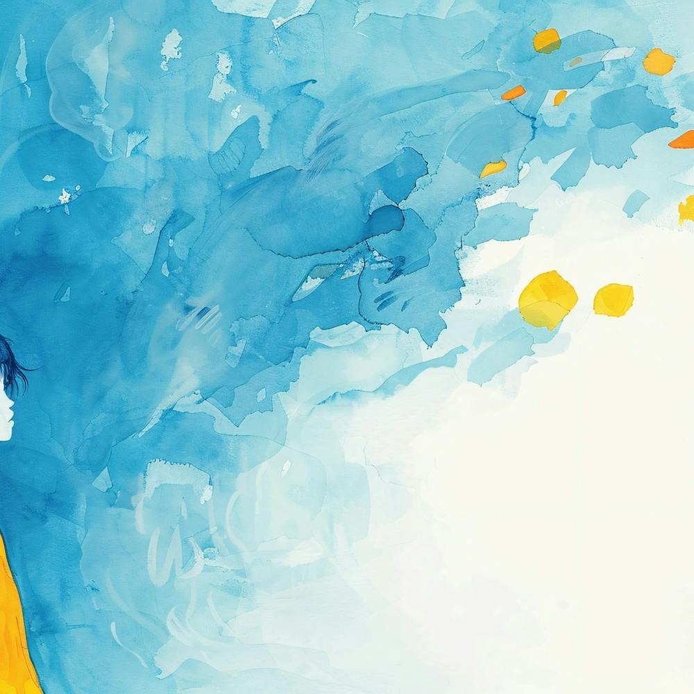 Watercolor Of A Girl