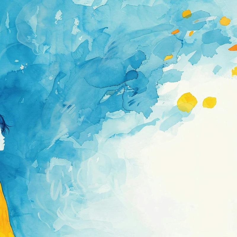 Watercolor Of A Girl