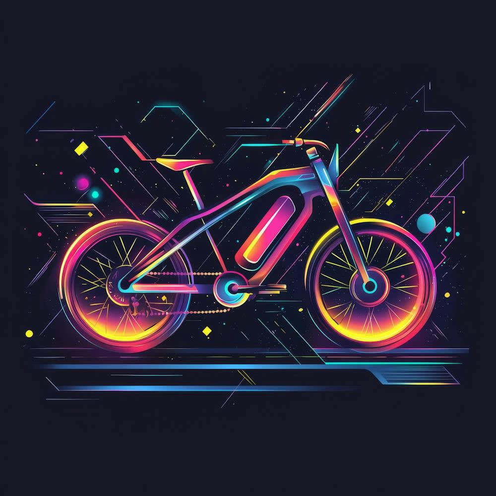 Electric Bike print