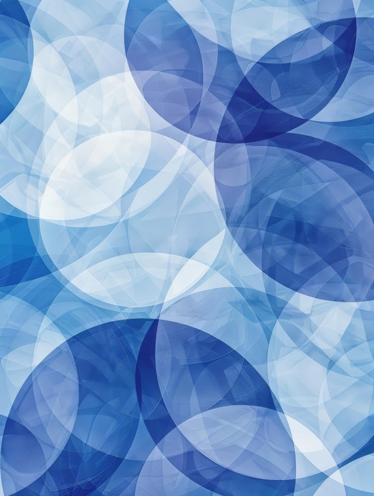 Abstrakte Blaue Kreise
