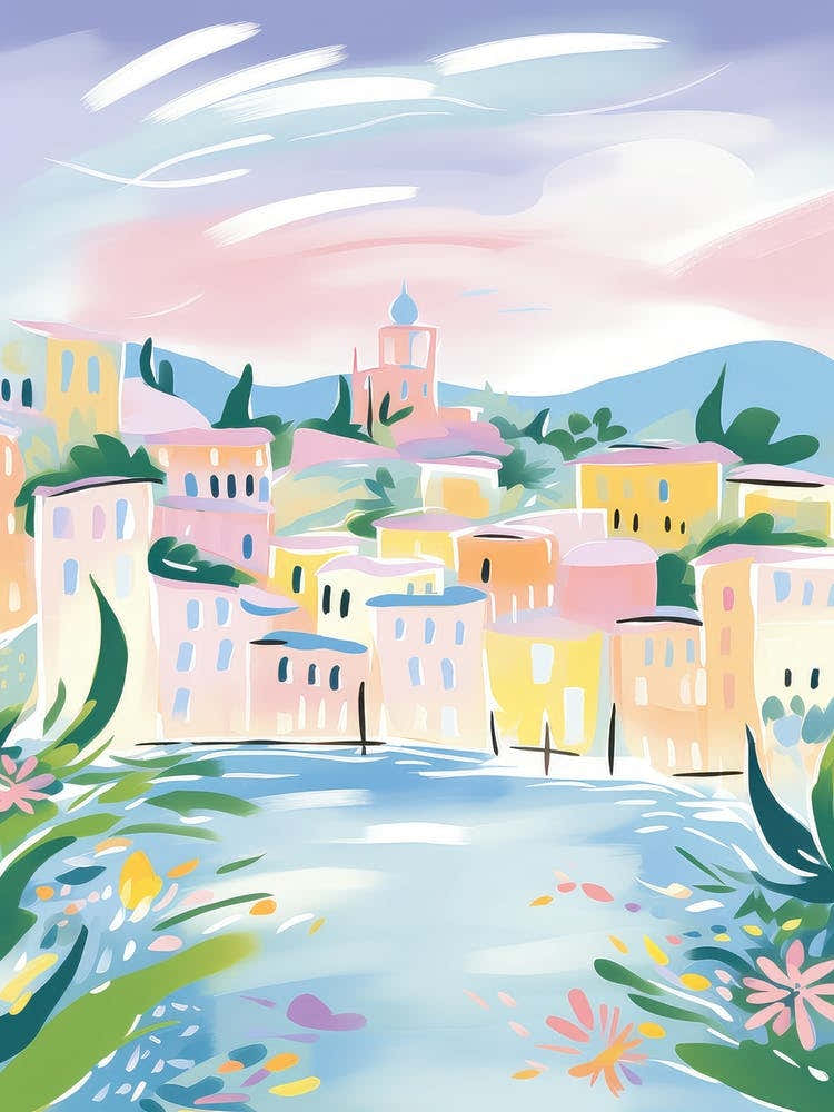 Lerici, Italy Colourful View