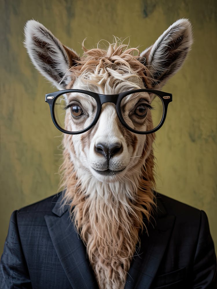 Llama In Glasses 1