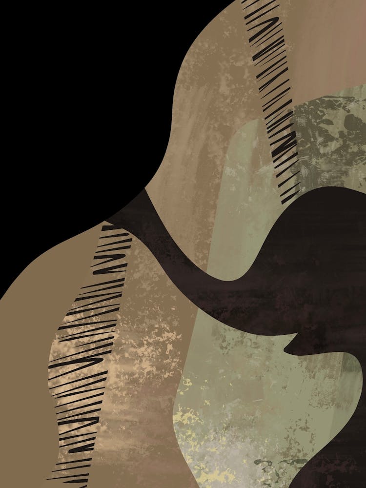 Abstract Elephant in the Grass