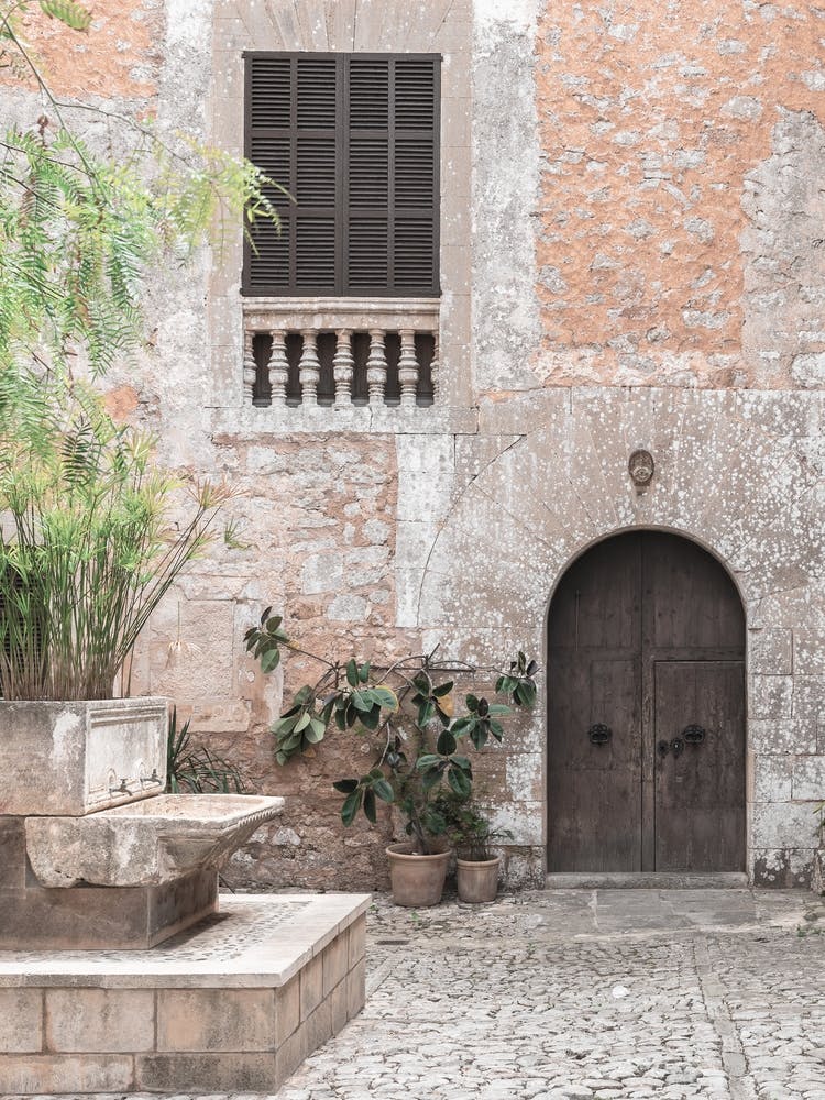 Courtyard Of A Building