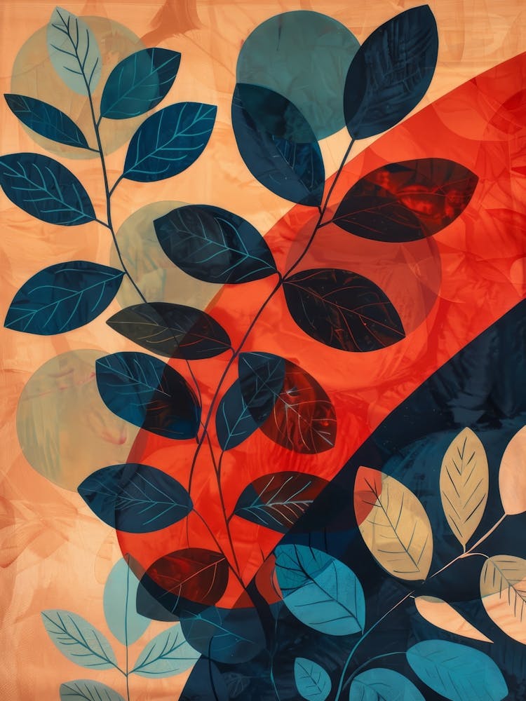 Abstract Leaves 10