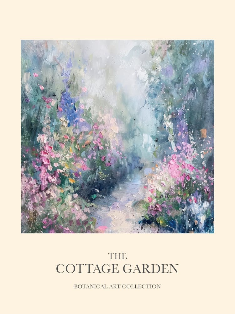Cottage Garden Poster Wild Garden 3